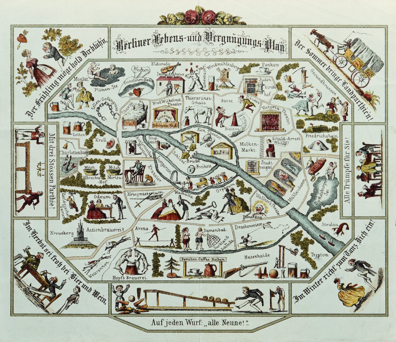 Plan mieszkaniowy i rozrywkowy w Berlinie autorstwa German School