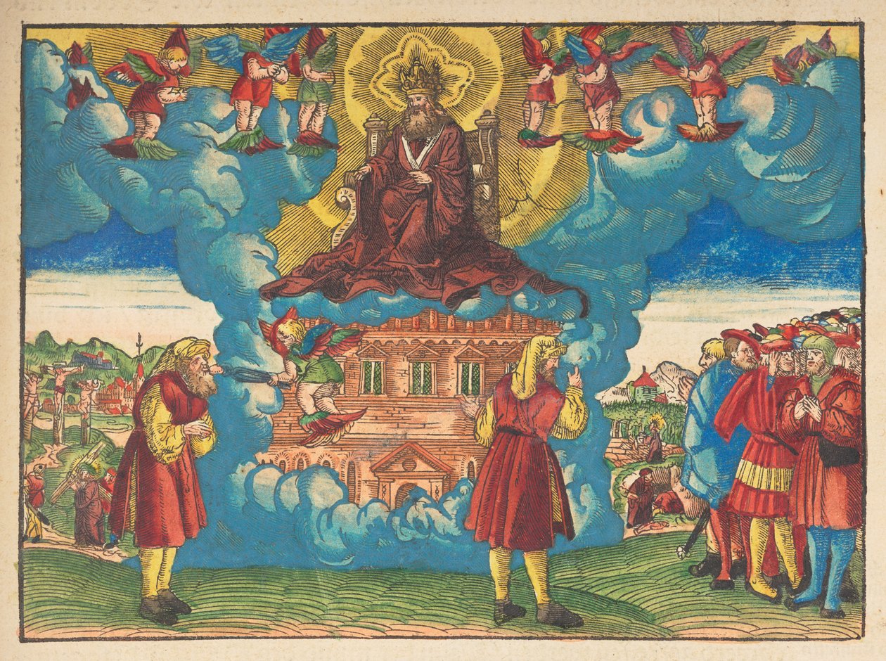 Biblia, czyli całe Pismo Święte po niemiecku. targowisko Luter autorstwa German School