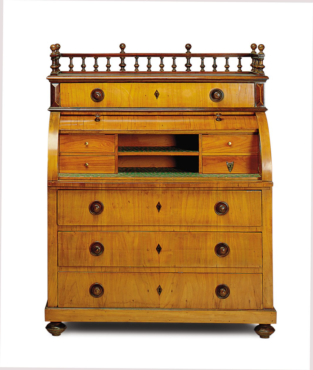 Sekretarka-sekretarka Biedermeier, II ćw. XIX w. (orzech i mahoń) autorstwa German School