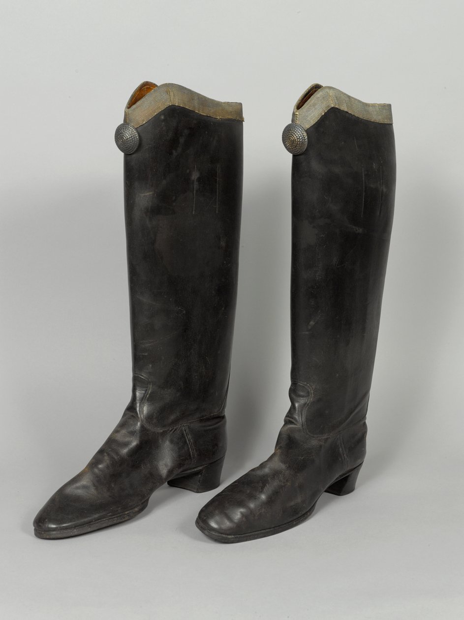 Buty, 3. von Zieten Hussars, noszone przez JKW księcia Connaught, przed 1914 (but) autorstwa German School