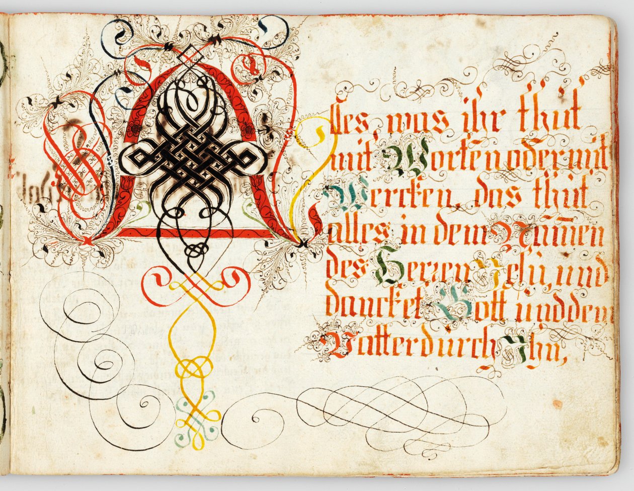 Rękopis kaligraficzny, Augsburg, ok. 1720-30 autorstwa German School