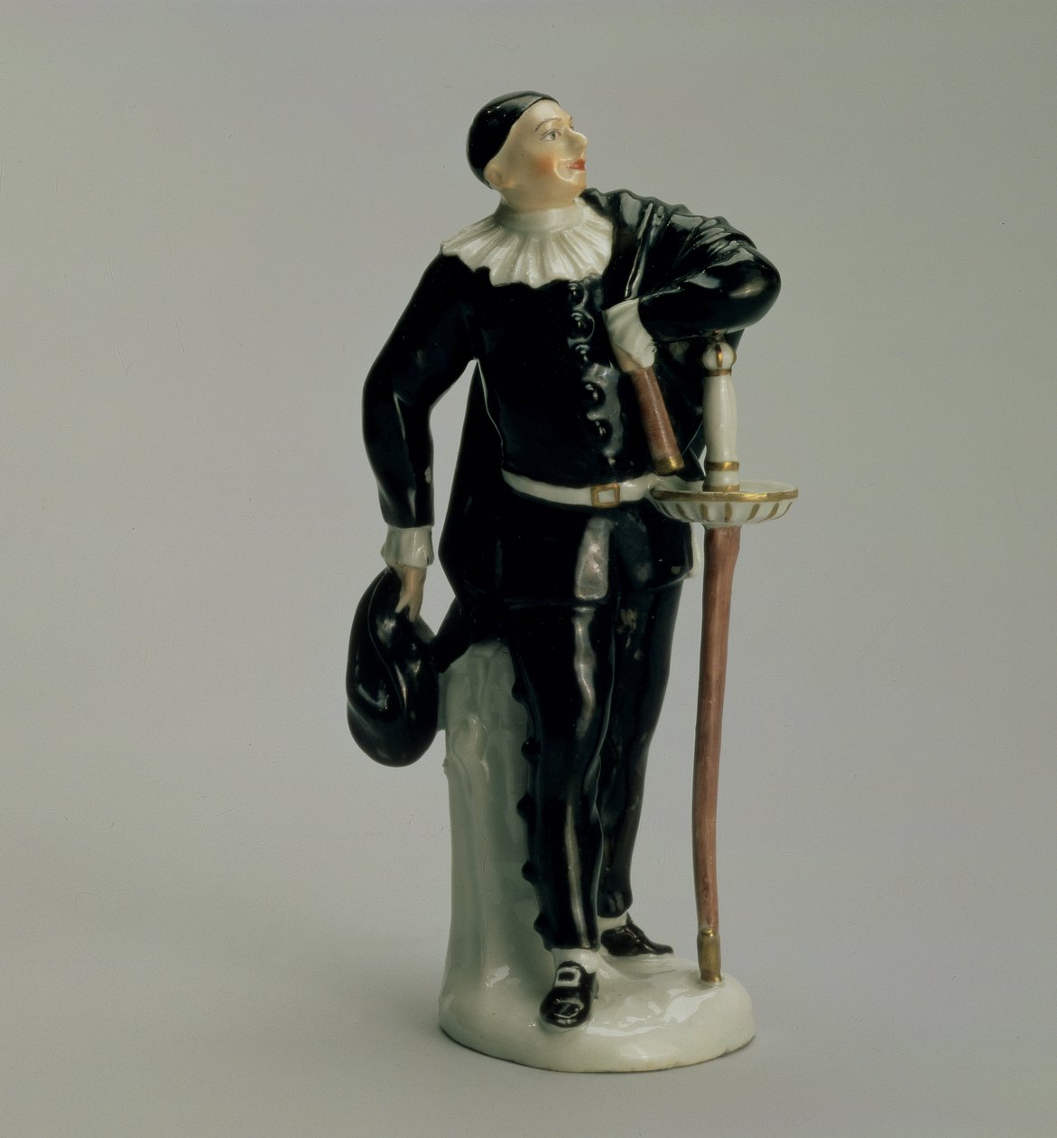 Kapitan z serii Commedia dellArte autorstwa Wenzel Neu (zm. 1774), dla Fabryki Kloster-Veilsdorf, 1764-5 (porcelana) autorstwa German School