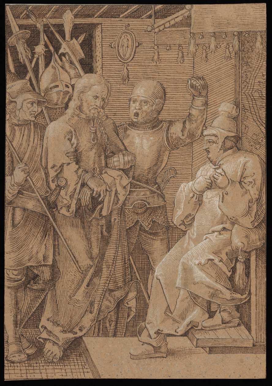 Chrystus przed Poncjuszem Piłatem autorstwa German School