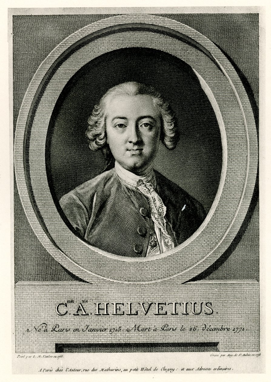 Claude Andrien Helvetius autorstwa German School