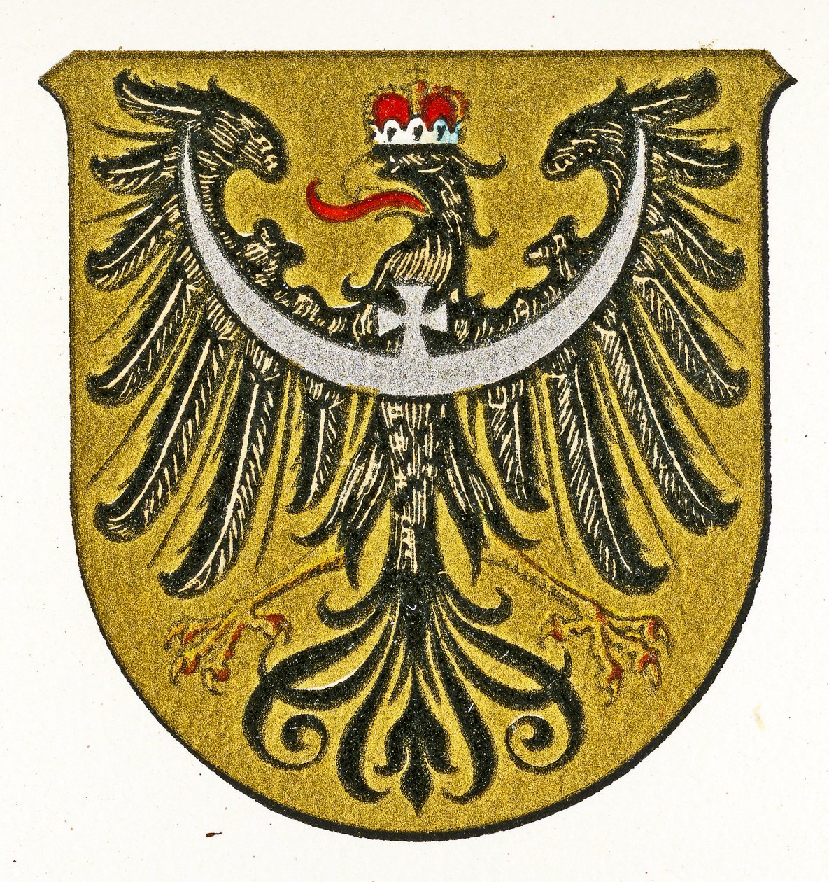 Herb Śląska, ok.1898 autorstwa German School