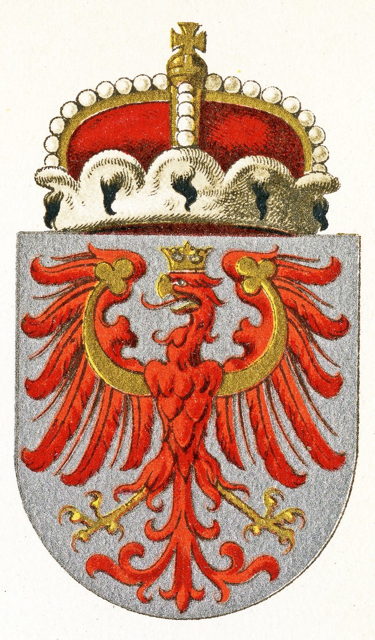 Herb Tyrolu. c.1898 autorstwa German School