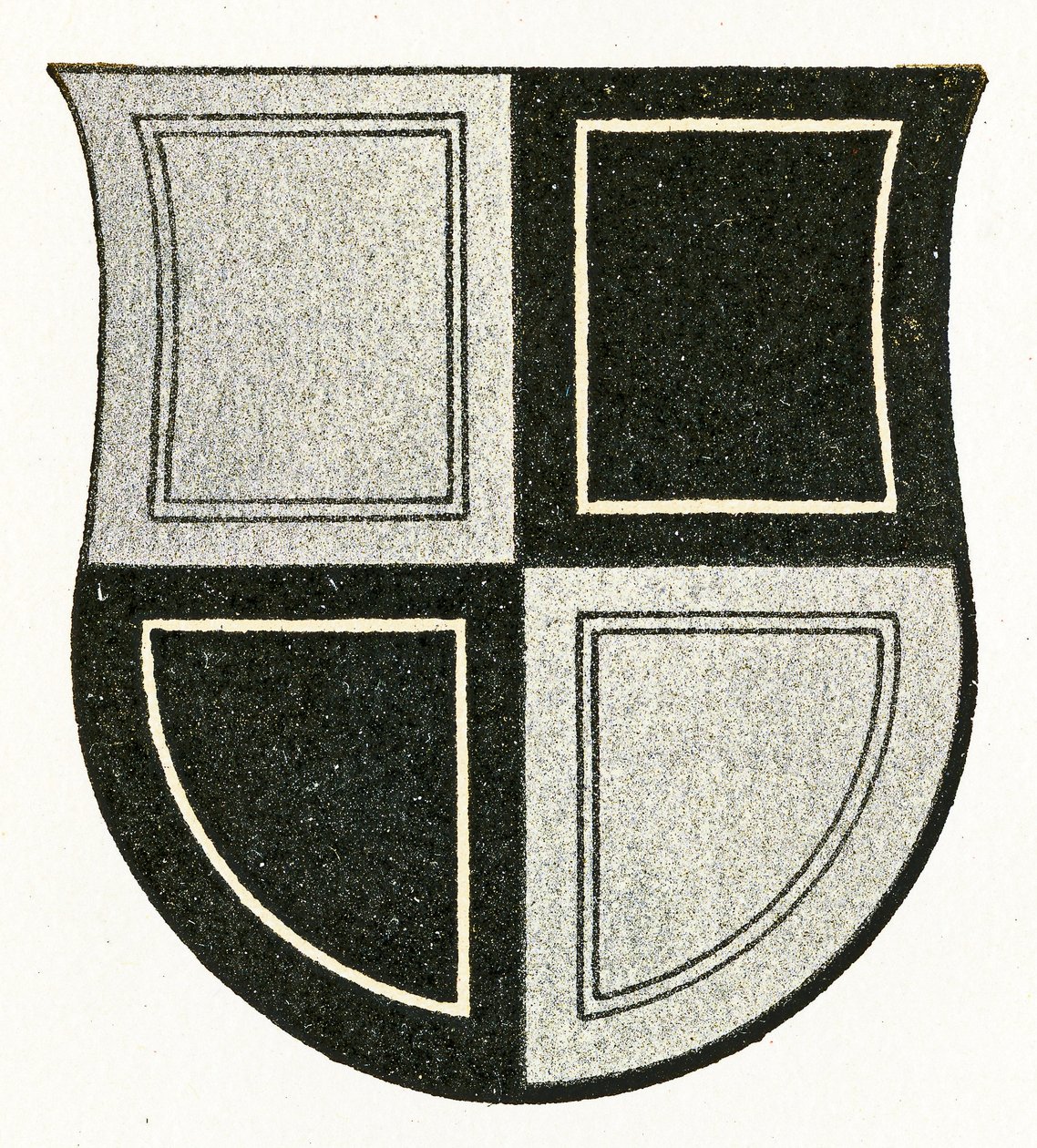 Herb Zollern (Hechingen), ok.1898 autorstwa German School