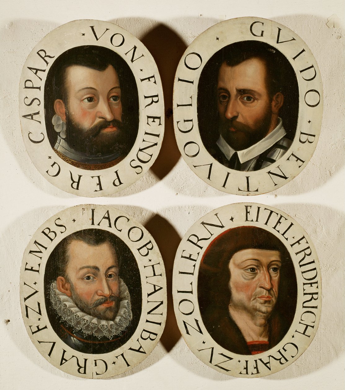 Dowódcy wojny trzydziestoletniej, Caspar von Freindsperg, Guido Bentivoglio, Jacob Hanibal hrabia Embs ... autorstwa German School
