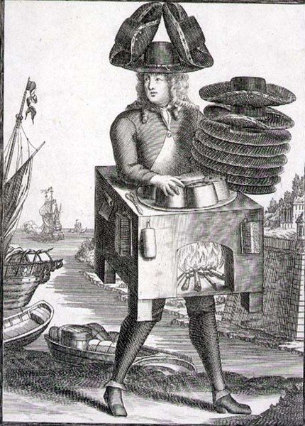 Kostium dla Kapelusznika, wyd. Gerard Valck (1651/2-1726) c.1690 (rycina) autorstwa German School