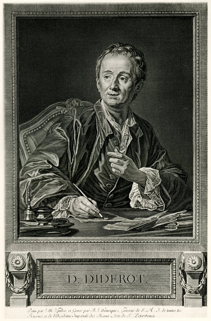 Denis Diderot autorstwa German School