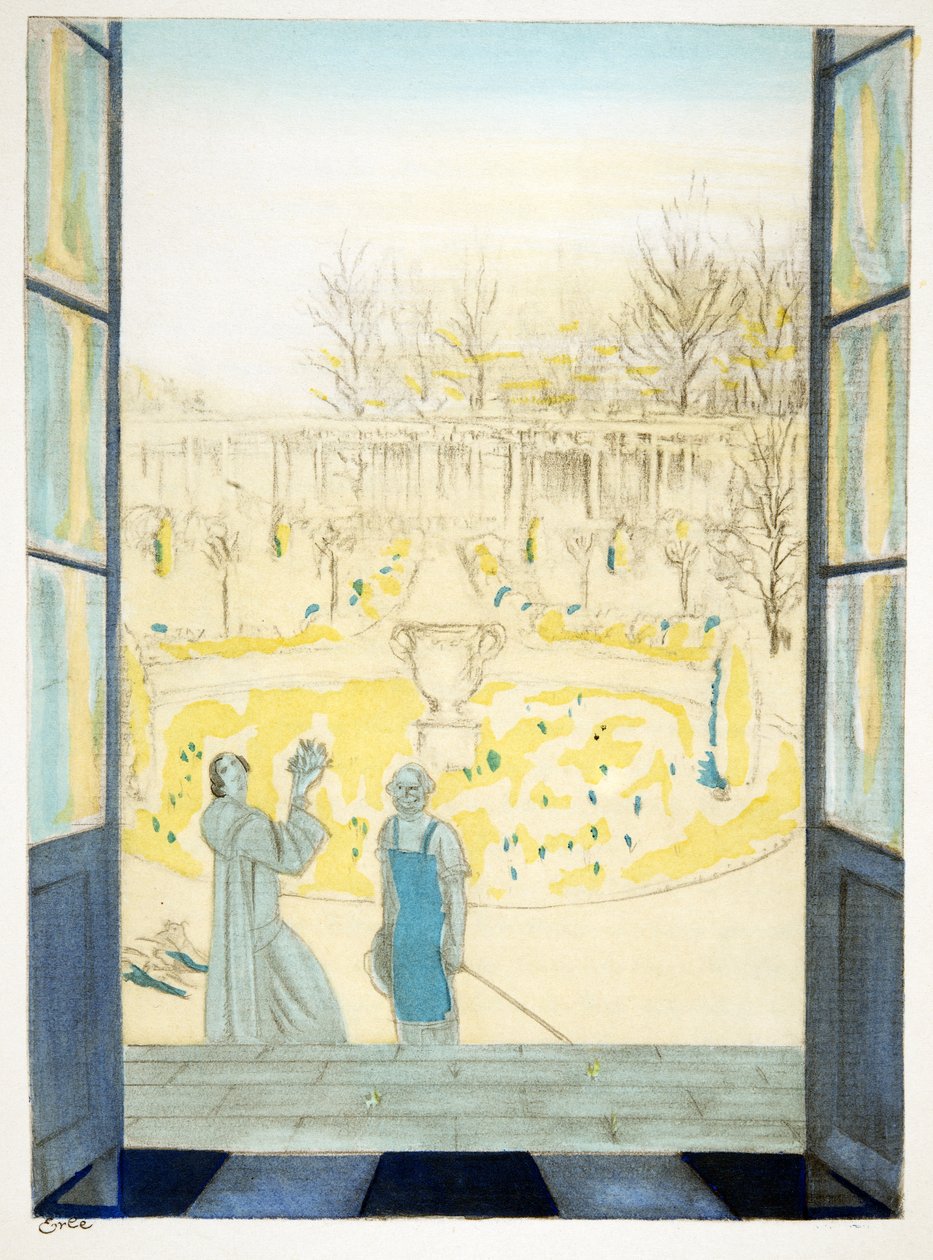 Pierwsze kwiaty, od Styl, wyd. 1922 (odbitka w pochoirze) autorstwa German School