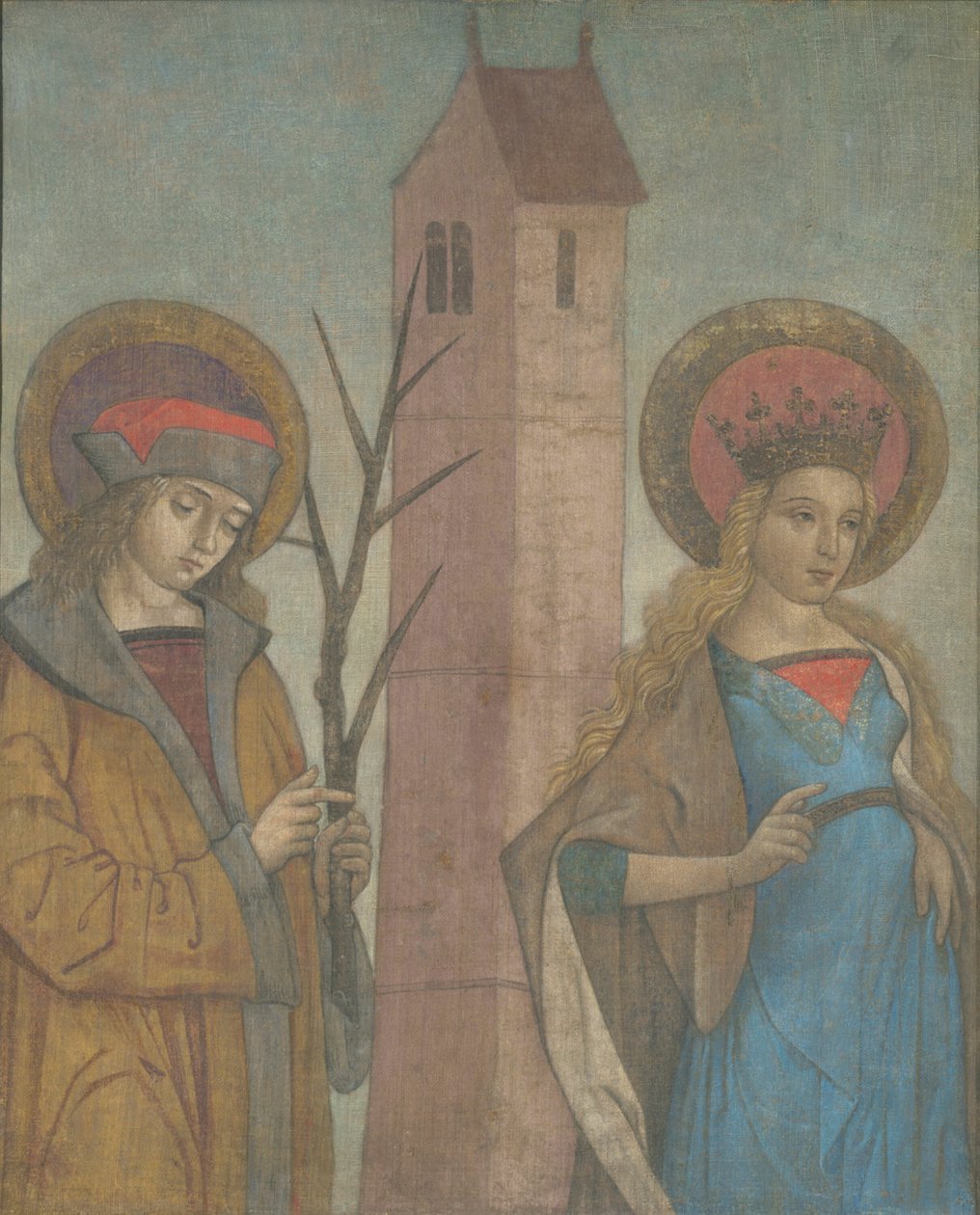 Dyptyk świętych Achatius, Barbara, Apollonia i Sebald autorstwa German School