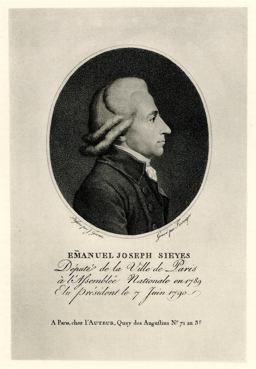 Emanuel Josephe Graf Sieyes autorstwa German School
