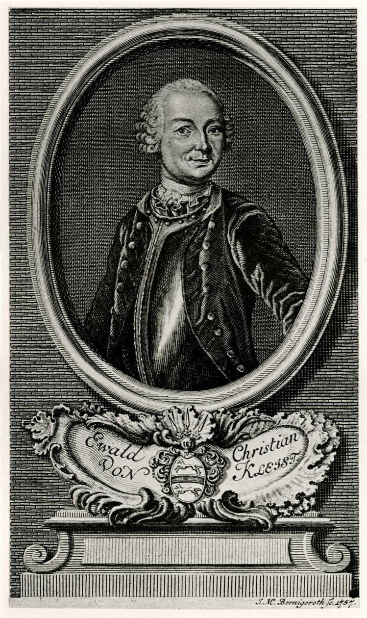 Ewald Christian von Kleist autorstwa German School