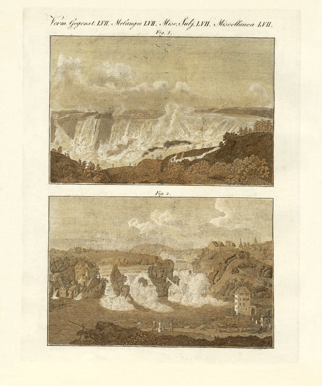 Falls (kolorowy grawer) autorstwa German School