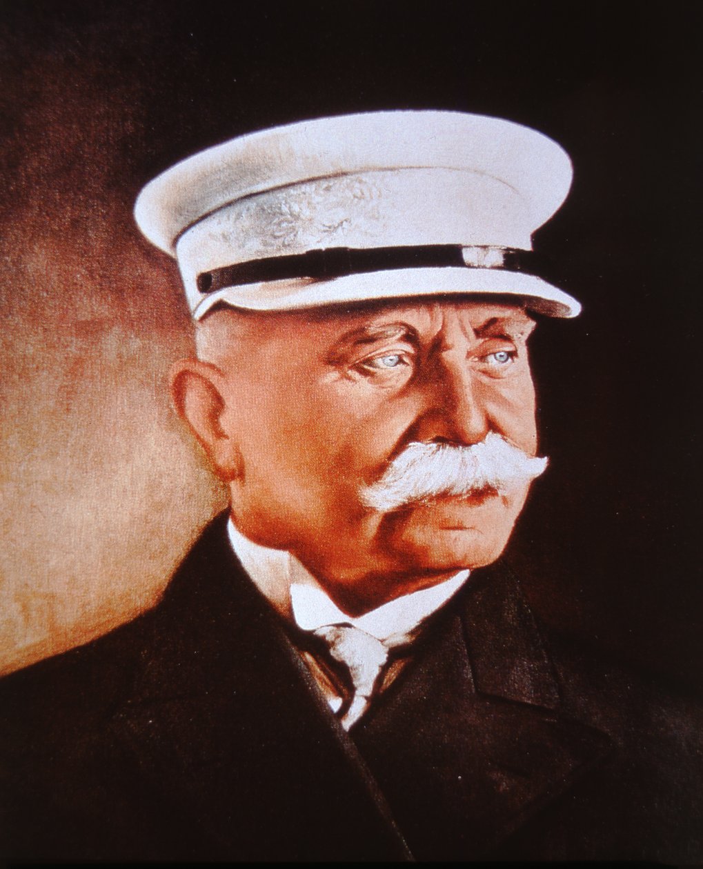Ferdynand hrabia von Zeppelin (kolor lito) autorstwa German School