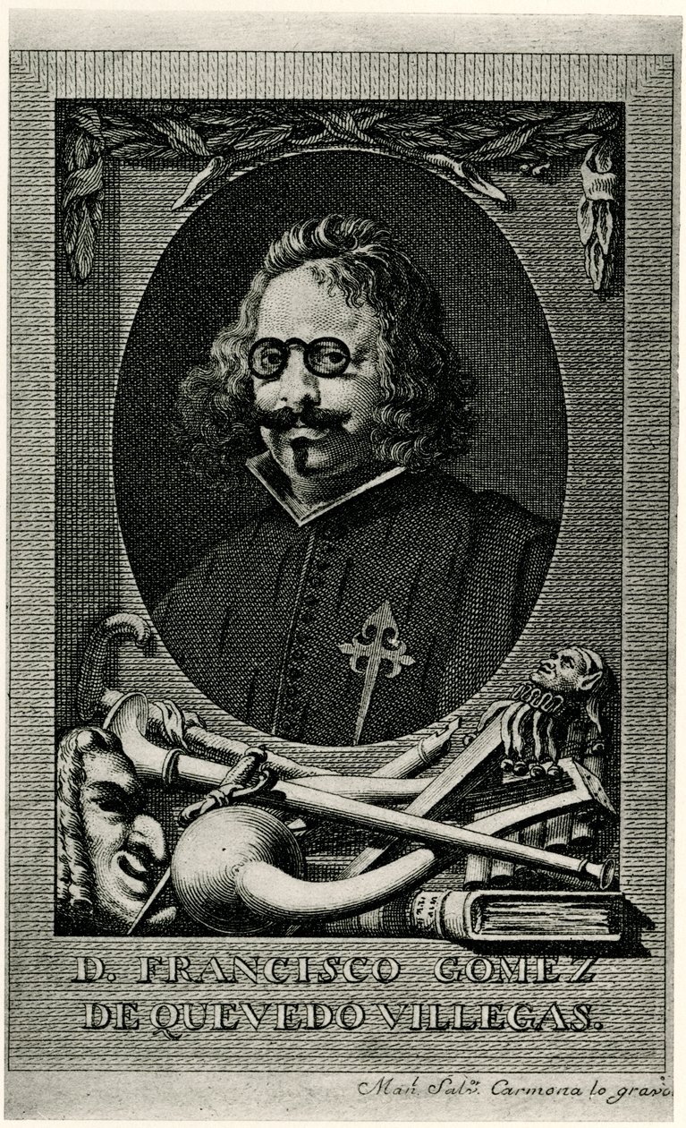 Francisco Gomez de Quevedo y Villegas autorstwa German School