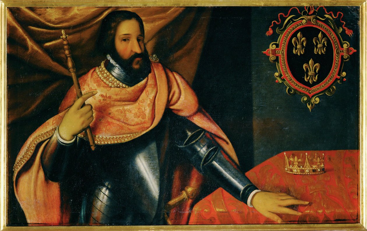 Franciszek I, król Francji ... (obraz na płótnie) autorstwa German School