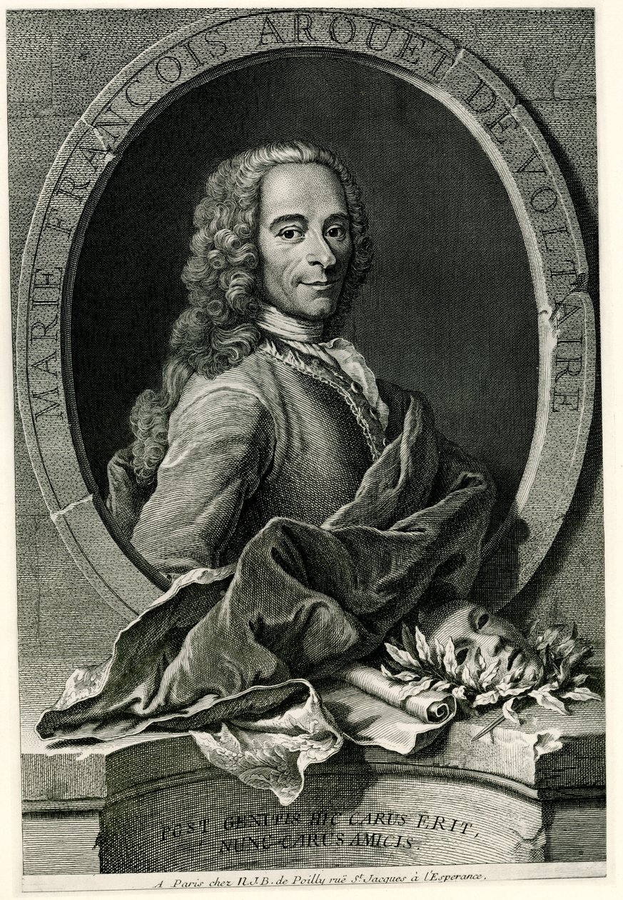 Francois Marie Arouet autorstwa Voltaire autorstwa German School