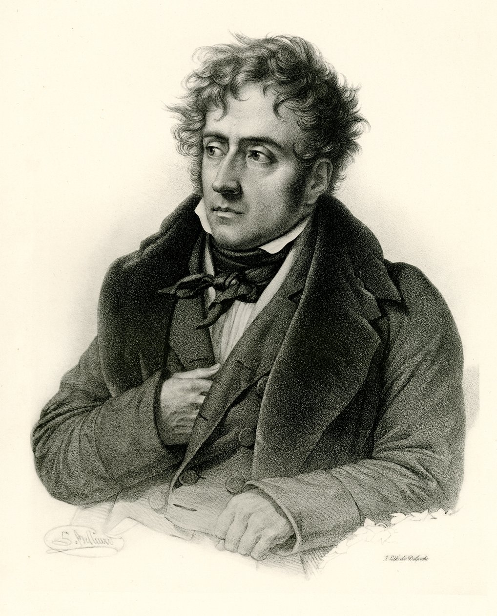 François René Wicehrabia Châteaubriand autorstwa German School