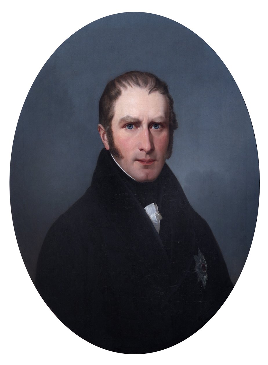 Fryderyk Wilhelm, książę Brunszwiku, ok. 1810-15 (olej na płótnie) autorstwa German School