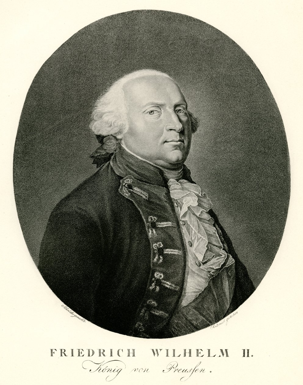 Fryderyk Wilhelm II. autorstwa German School