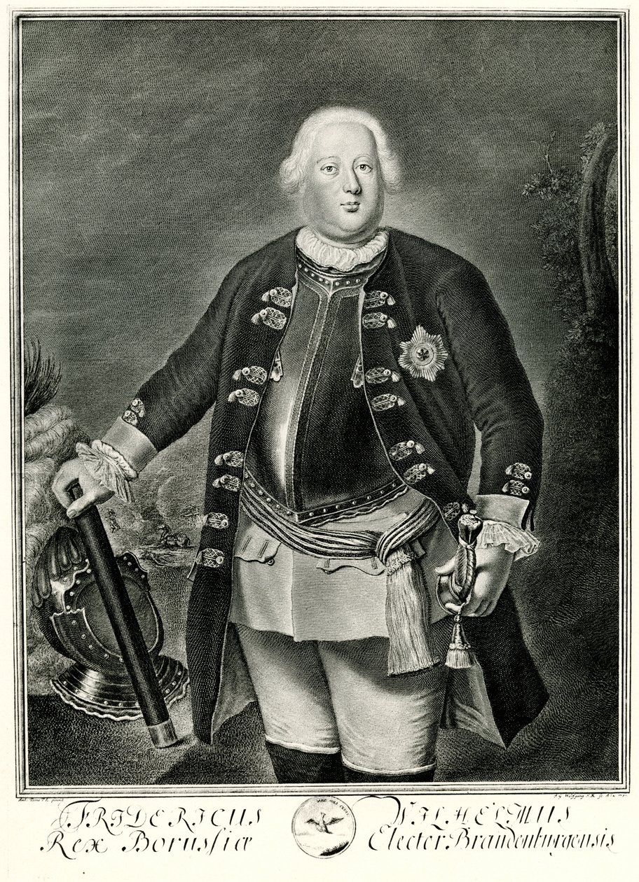 Fryderyk Wilhelm I. autorstwa German School