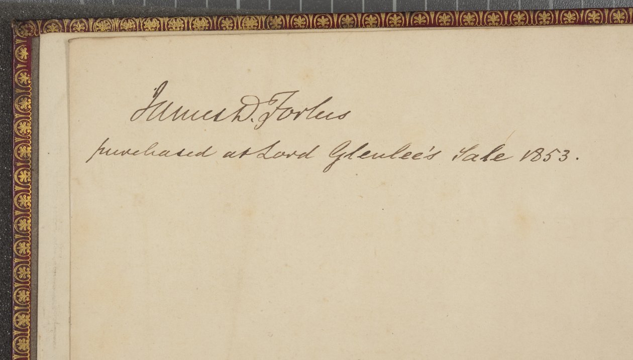 Szczegóły na przedniej wyklejce z „Astronomia nova Aitiologetos”, Johannes Kepler (grawerunek) autorstwa German School