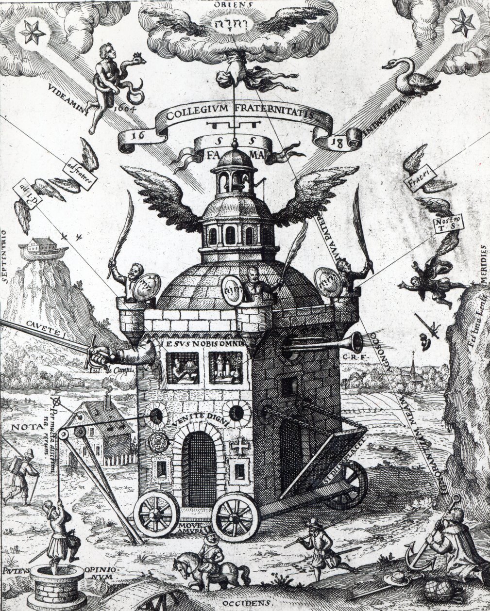 Frontyspis The College of Fame autorstwa Theophilusa Schweighardta, 1618 autorstwa German School