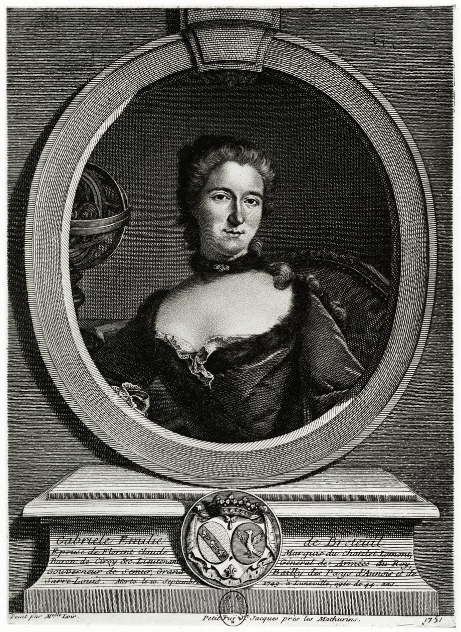 Gabriele Emilie du Chatelet autorstwa German School