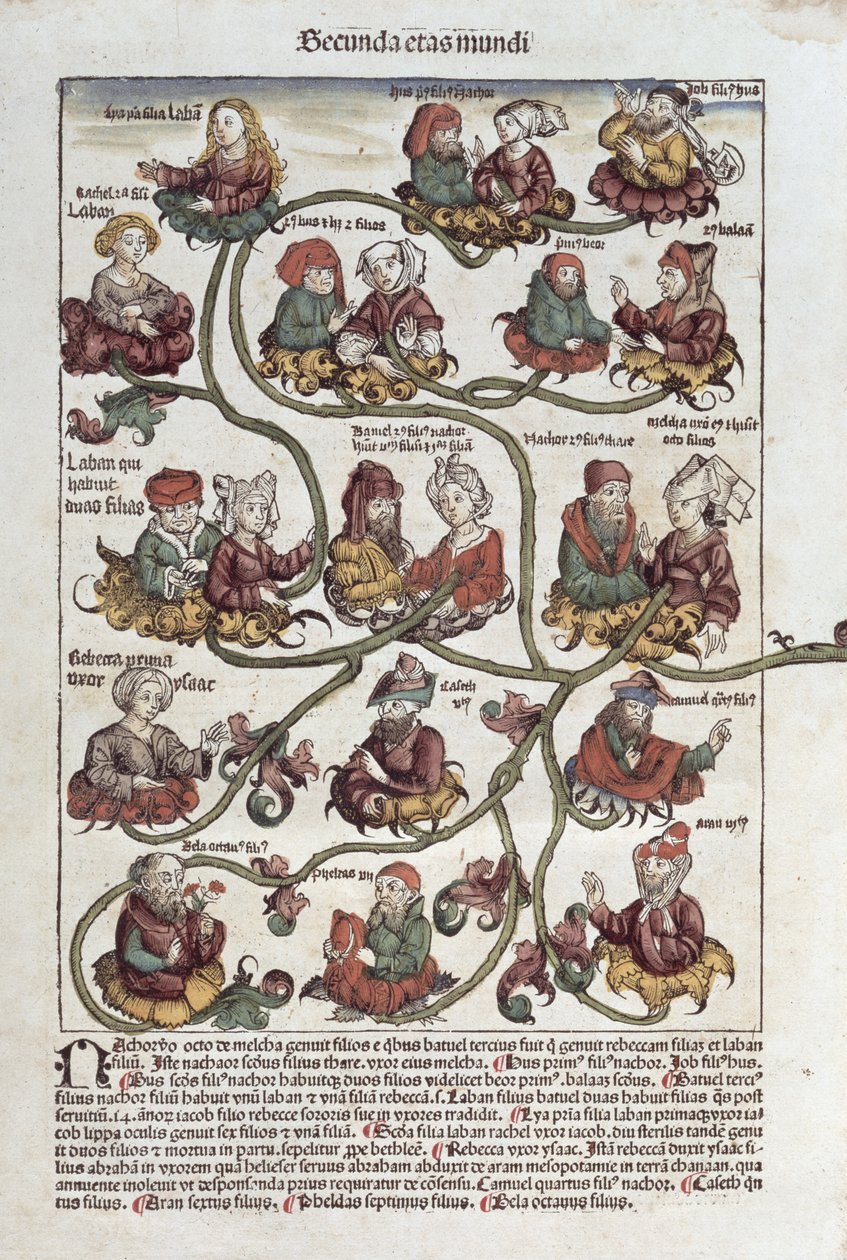 Drzewo genealogiczne Labana z 