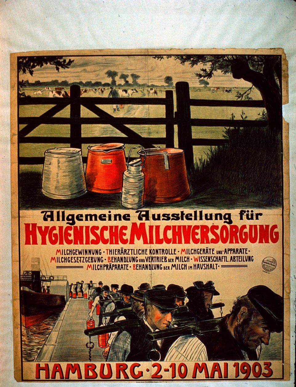 Powszechna Wystawa Mleka Sanitarnego, 1903 autorstwa German School
