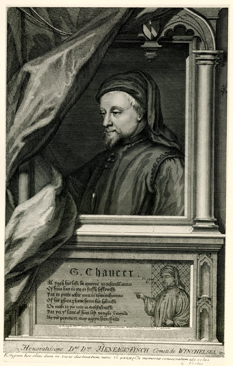 Geoffrey Chaucer autorstwa German School