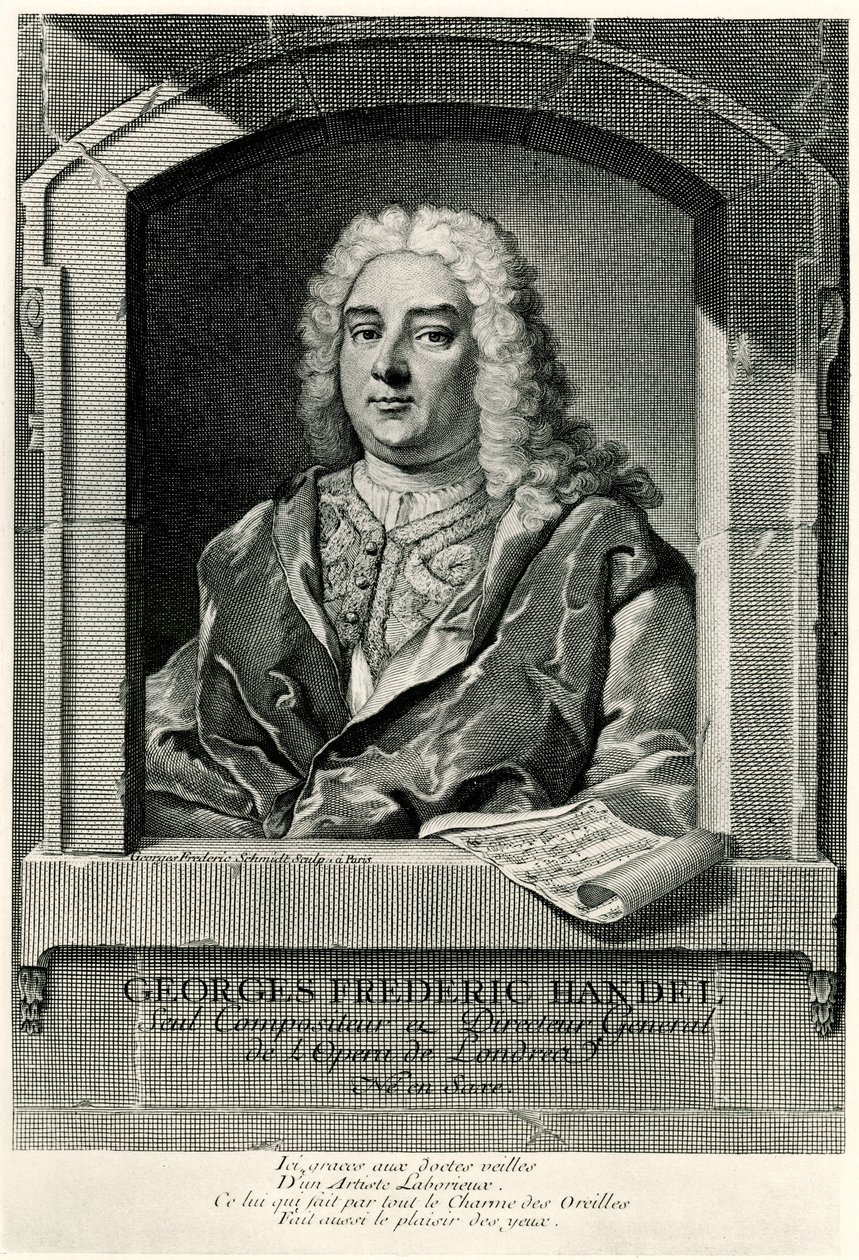 Georg Friedrich Haendel autorstwa German School
