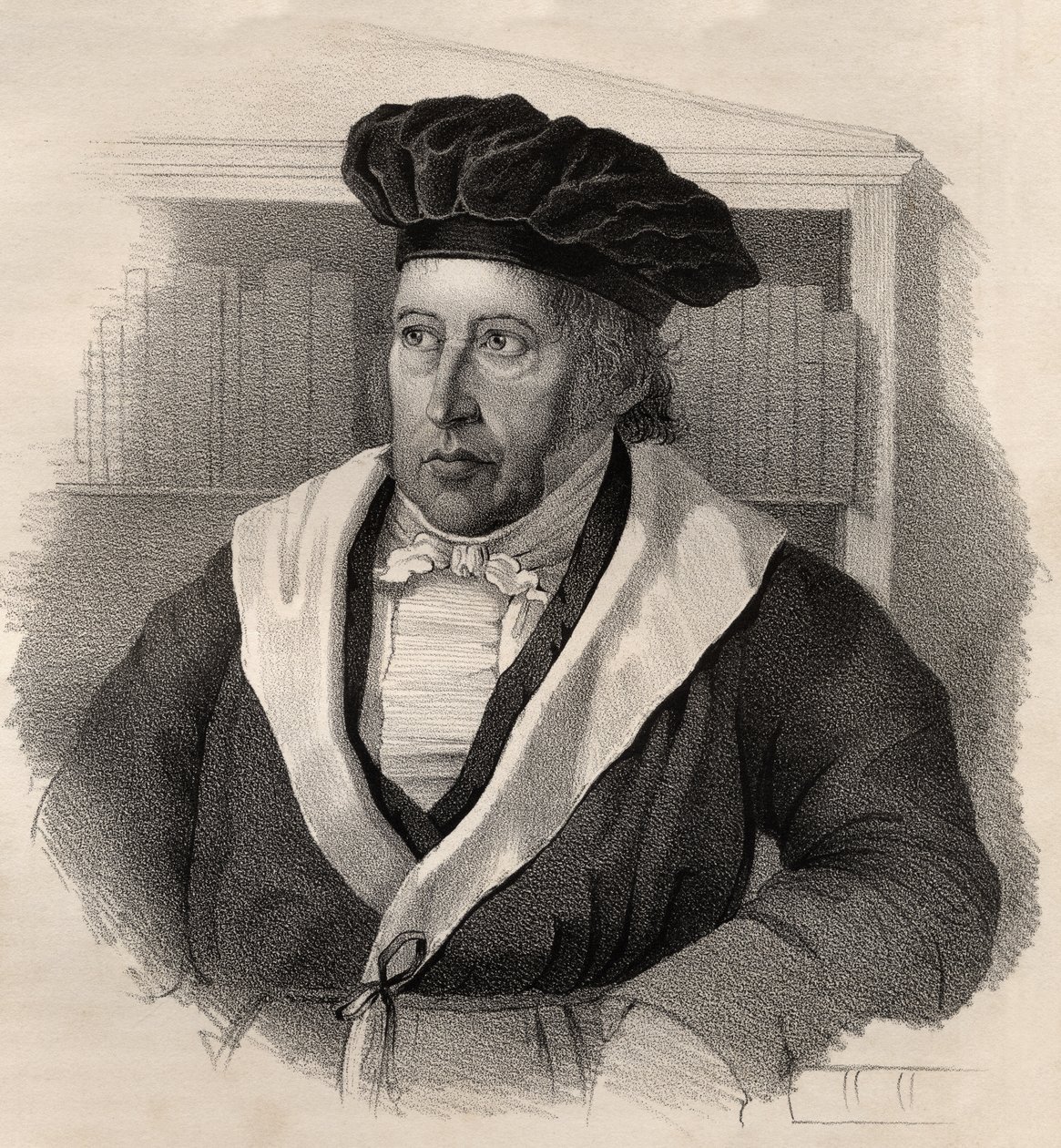 Georg Wilhelm Friedrich Hegel (1770-1831) autorstwa German School