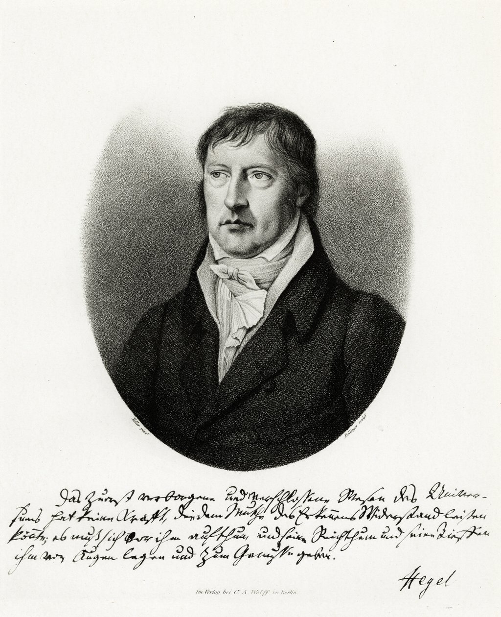 Georg Wilhelm Friedrich Hegel, 1884-90 (fototypia) autorstwa German School