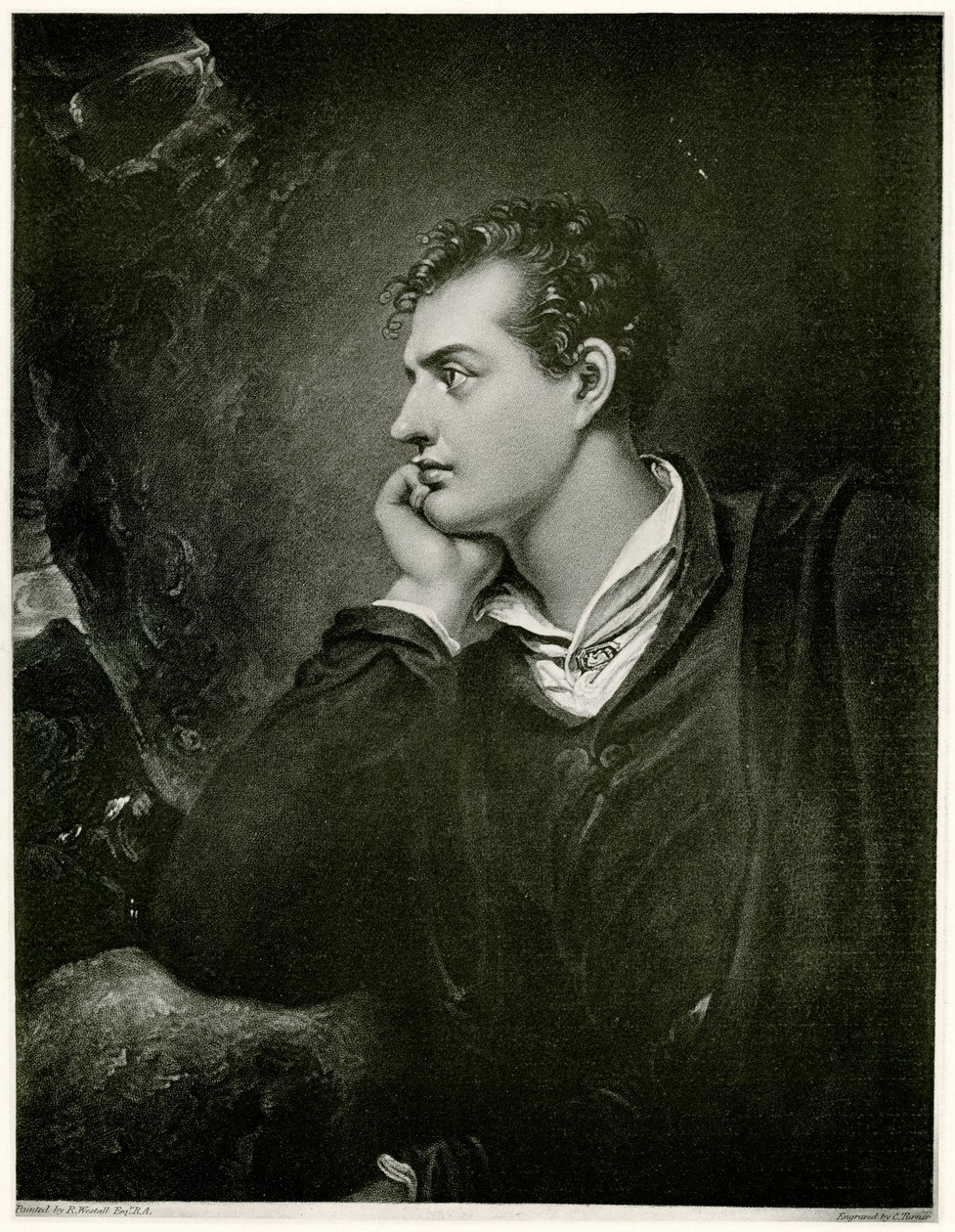 George Noel Gordon Lord Byron, 1884-90 (fototyp) autorstwa German School