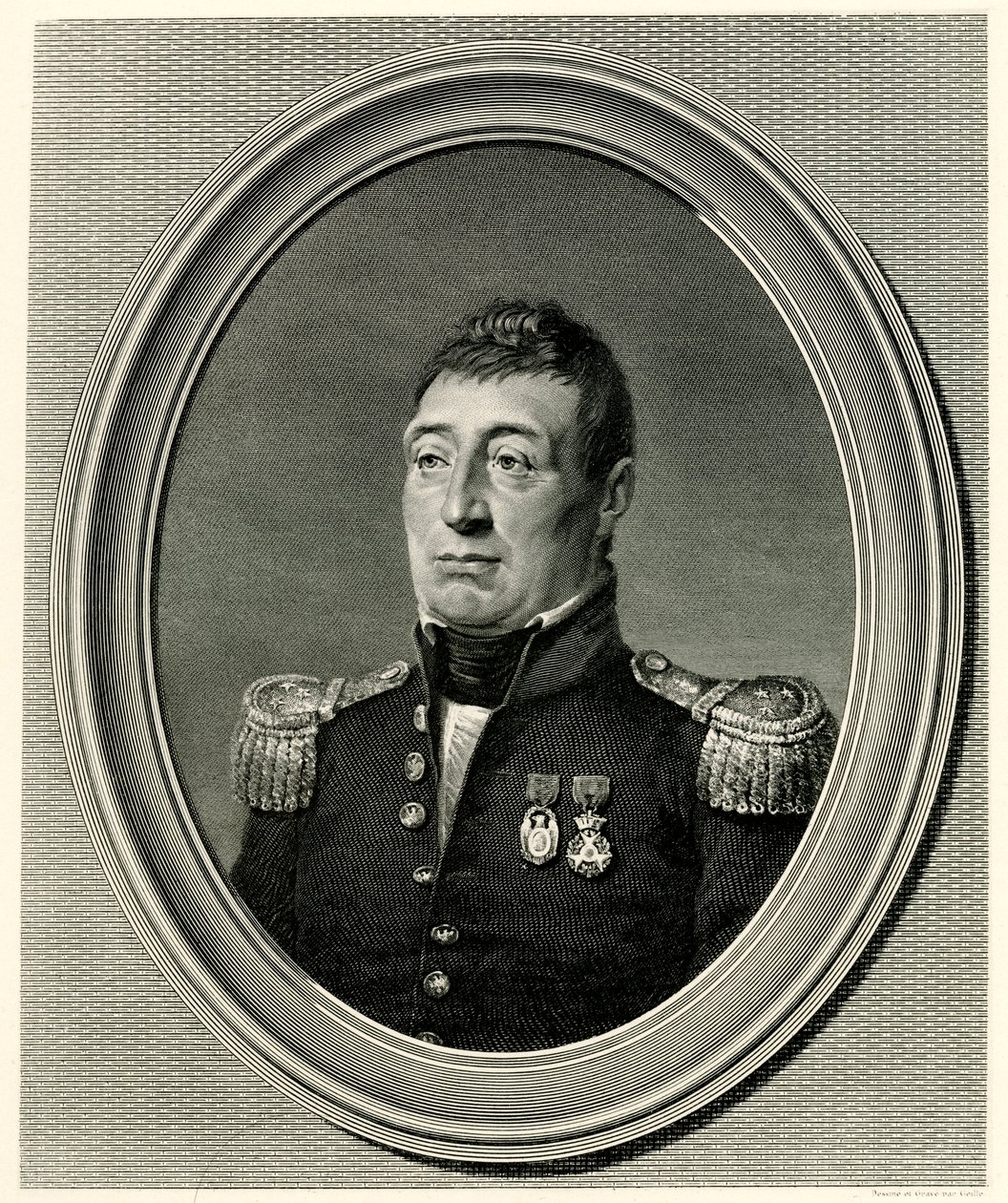 Gilbert du Motier, markiz de Lafayette, 1884-90 (fototypia) autorstwa German School