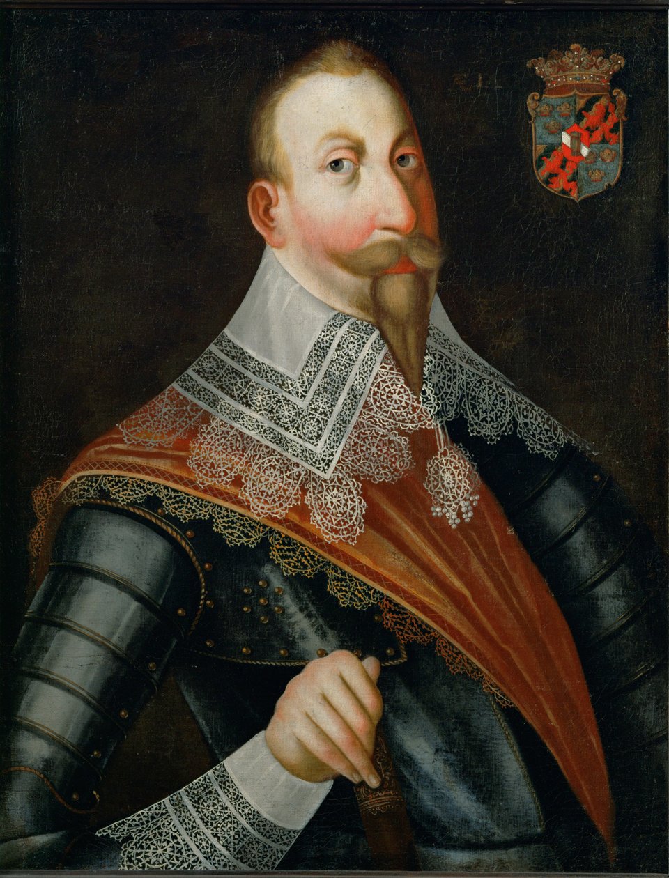 Gustaw Adolf, król Szwecji ... (obraz na płótnie) autorstwa German School