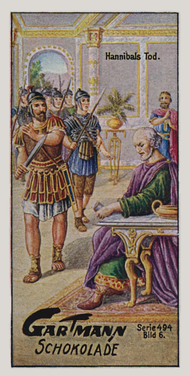 Hannibal (kolorowa litografia) autorstwa German School