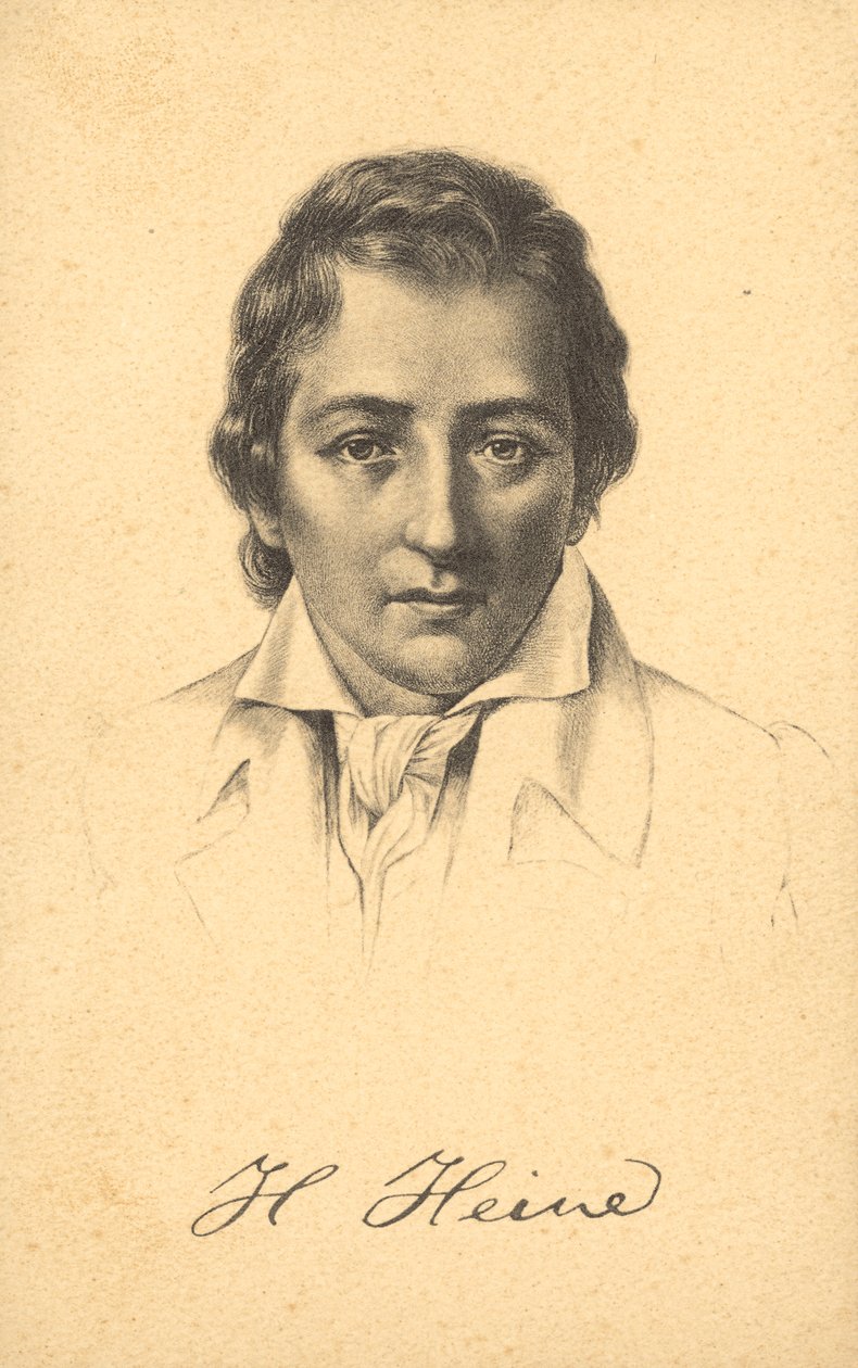 Heinrich Heine (litografia) autorstwa German School