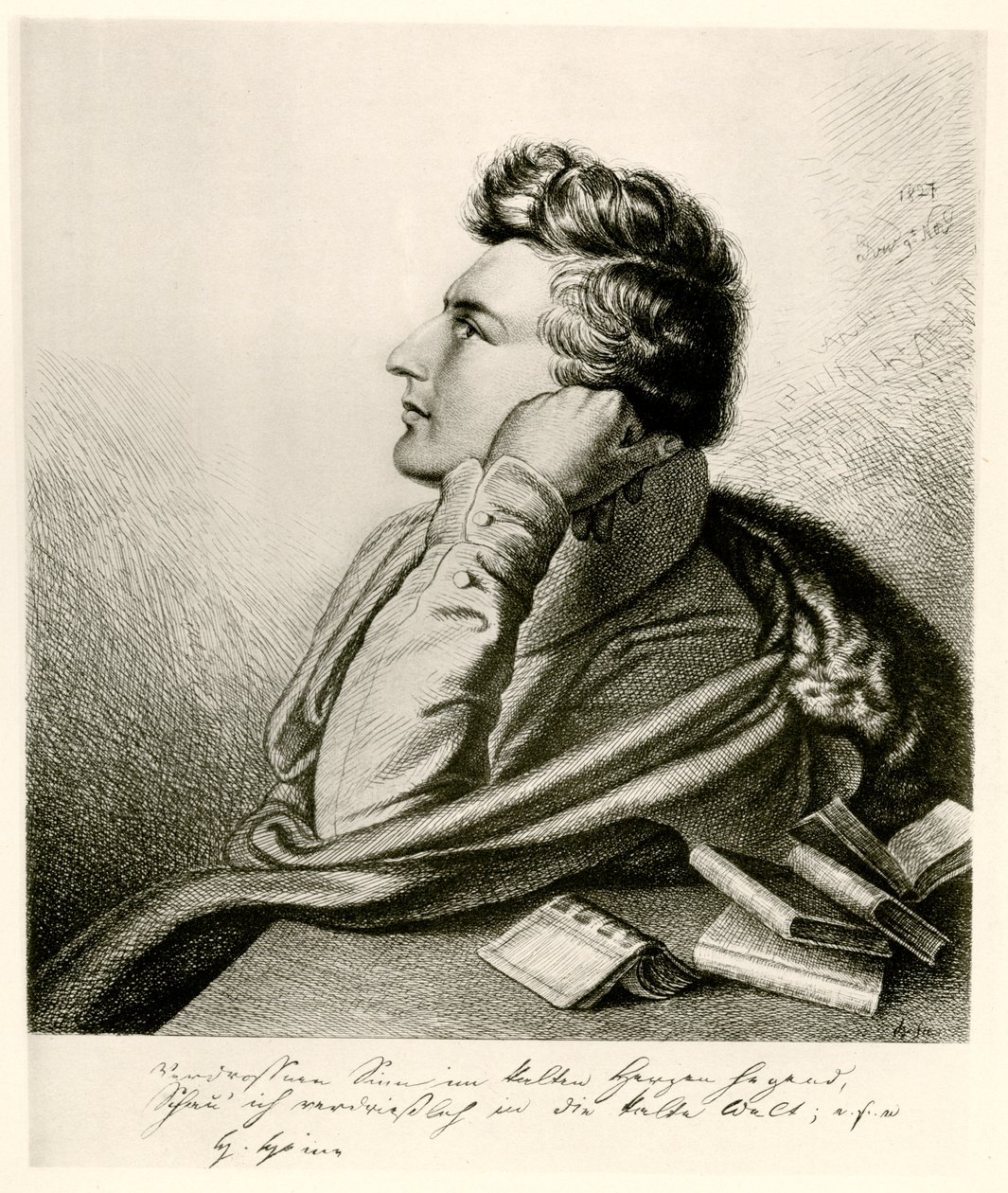 Heinrich Heine, 1884-90 autorstwa German School