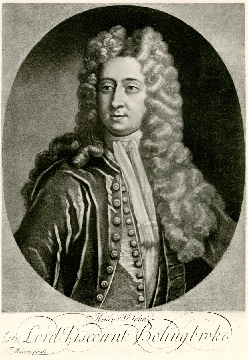 Henryk St. John Wicehrabia Bolingbroke autorstwa German School