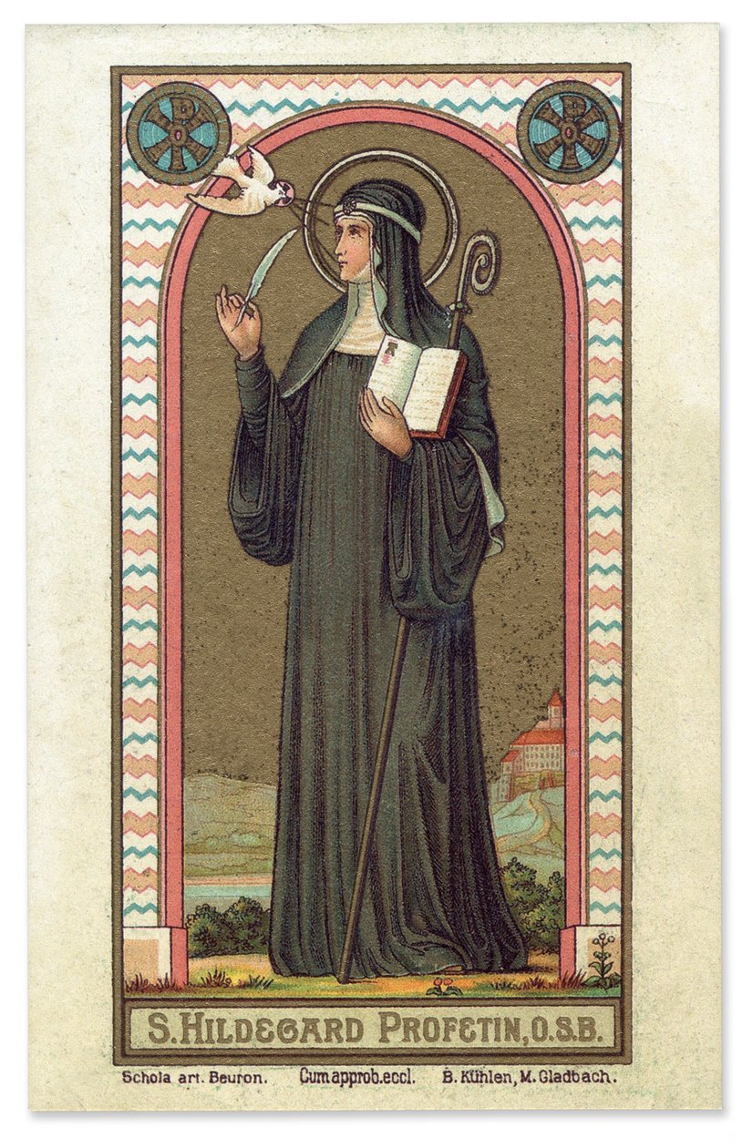 Hildegarda z Bingen autorstwa German School