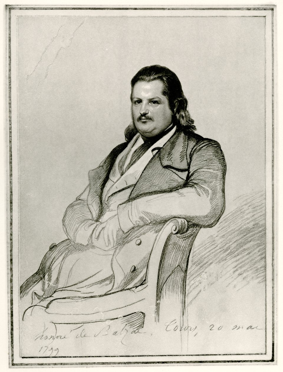 Honoré de Balzac autorstwa German School