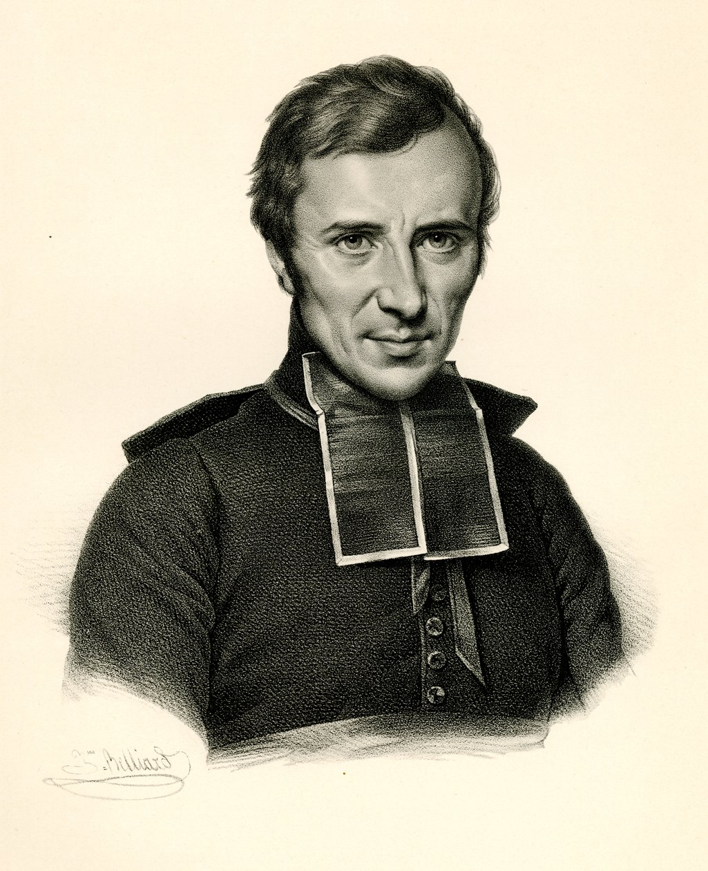 Hugues Felicite Robert de Lamennais autorstwa German School