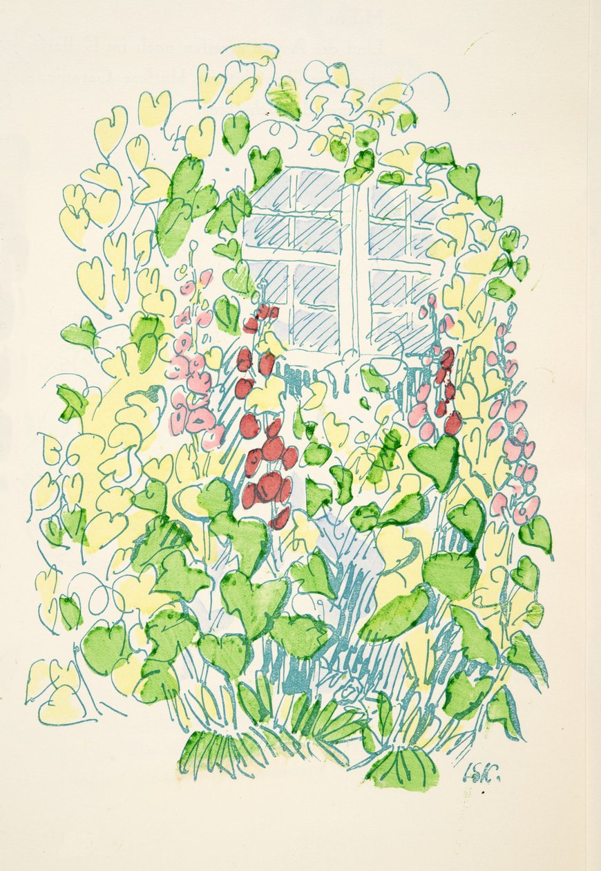 Ilustracja ze Stylu, wyd. 1922 (odbitka w pochoirze) autorstwa German School