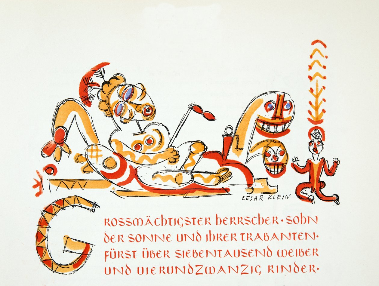 Ilustracja ze Styl, wyd. 1922 (druk pochoir) autorstwa German School