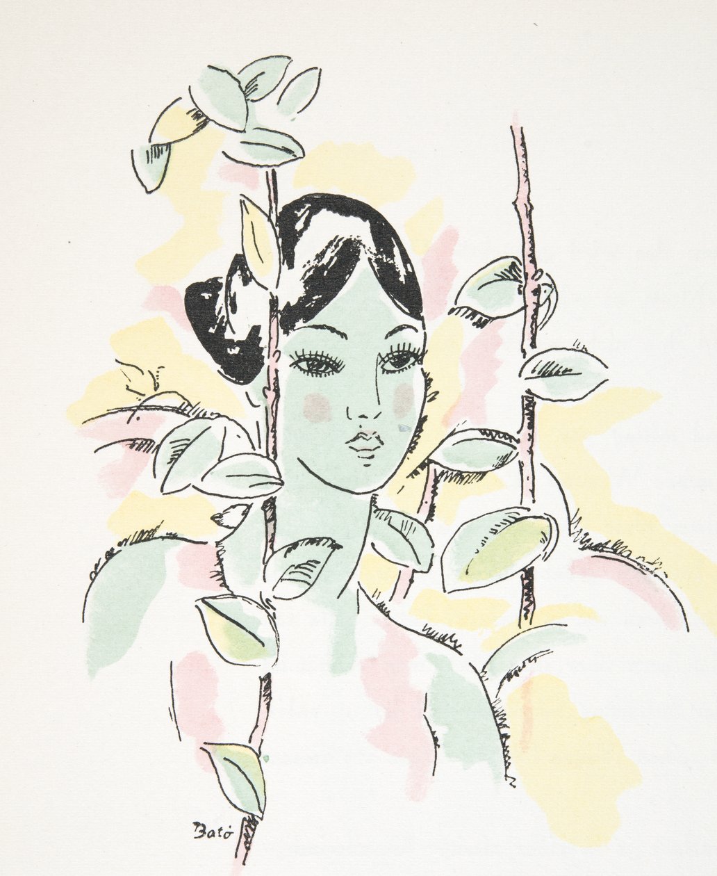 Ilustracja ze Styl, wyd. 1922 (druk pochoir) autorstwa German School
