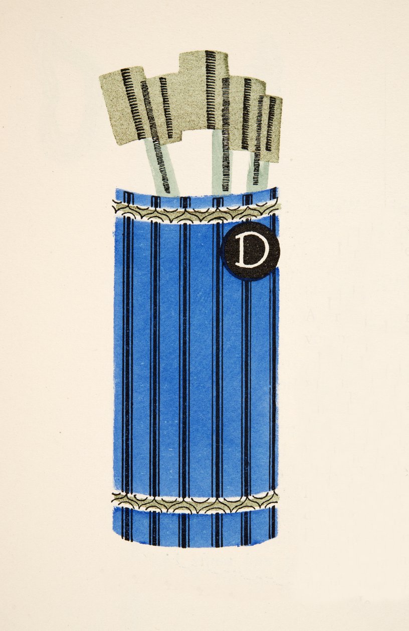 Ilustracja ze Styl, wyd. 1922 (druk pochoir) autorstwa German School